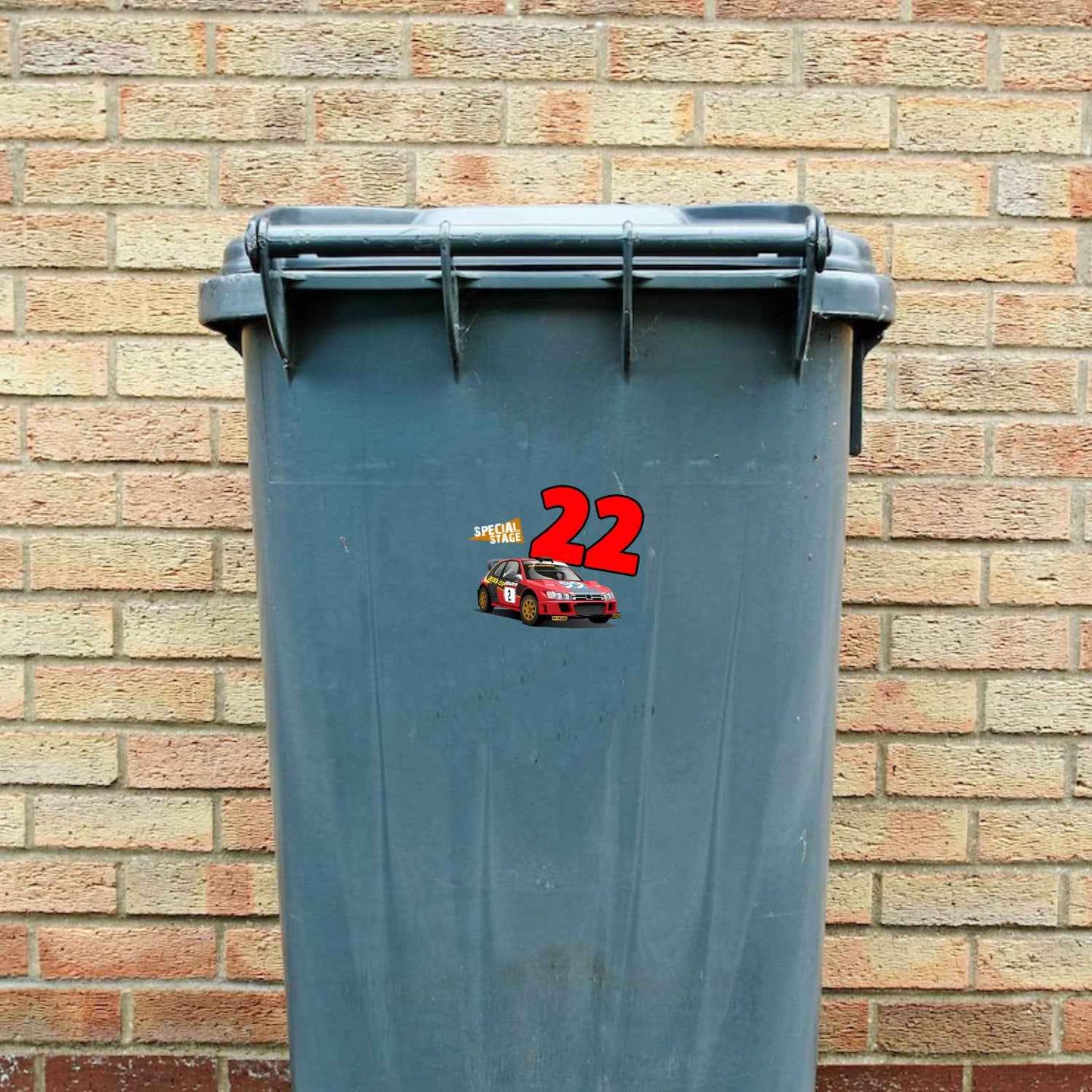 Andy Burton Wheelie Bin Numbers x4