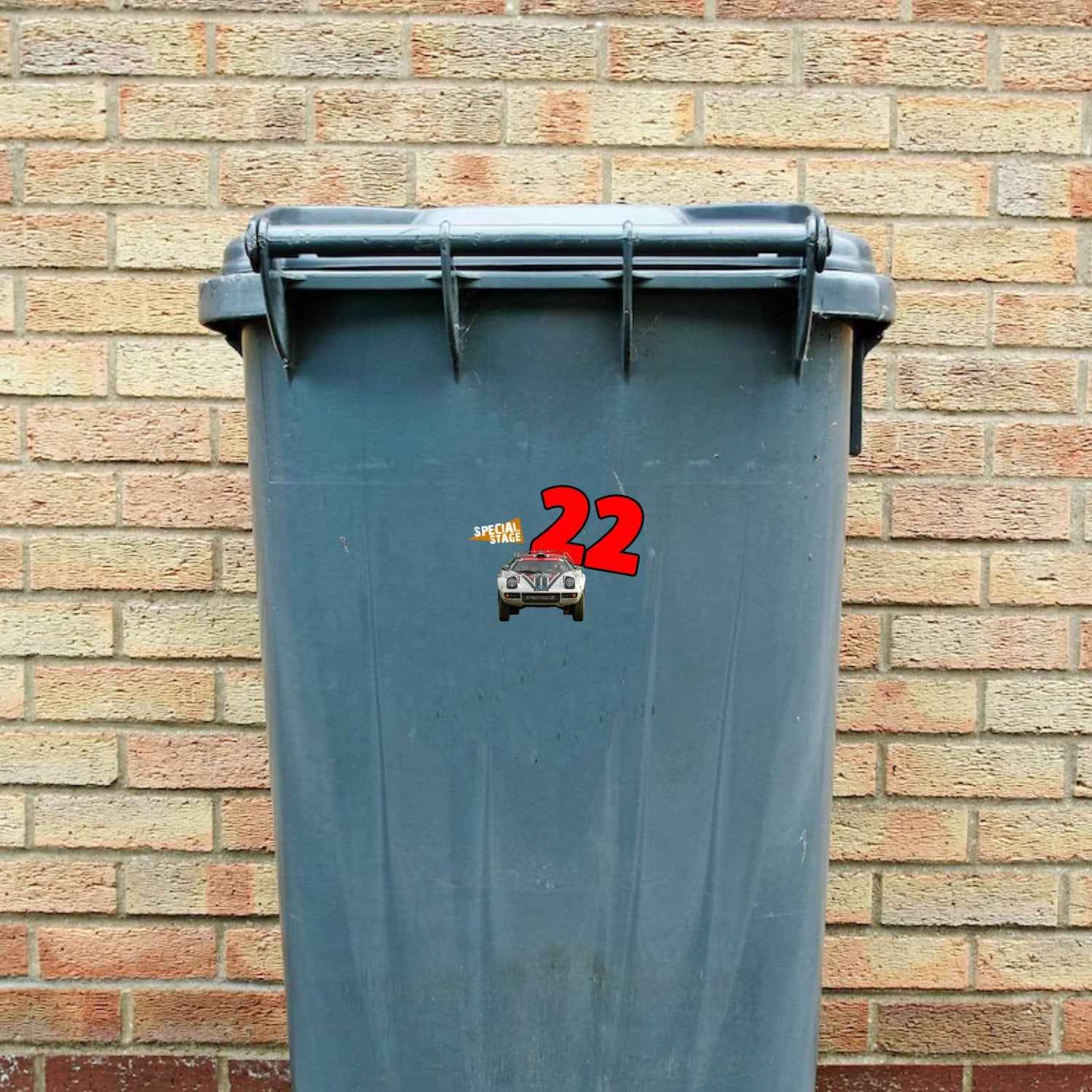 Lancia Stratos Wheelie Bin Numbers - Set of 4 - Rallying Is Life