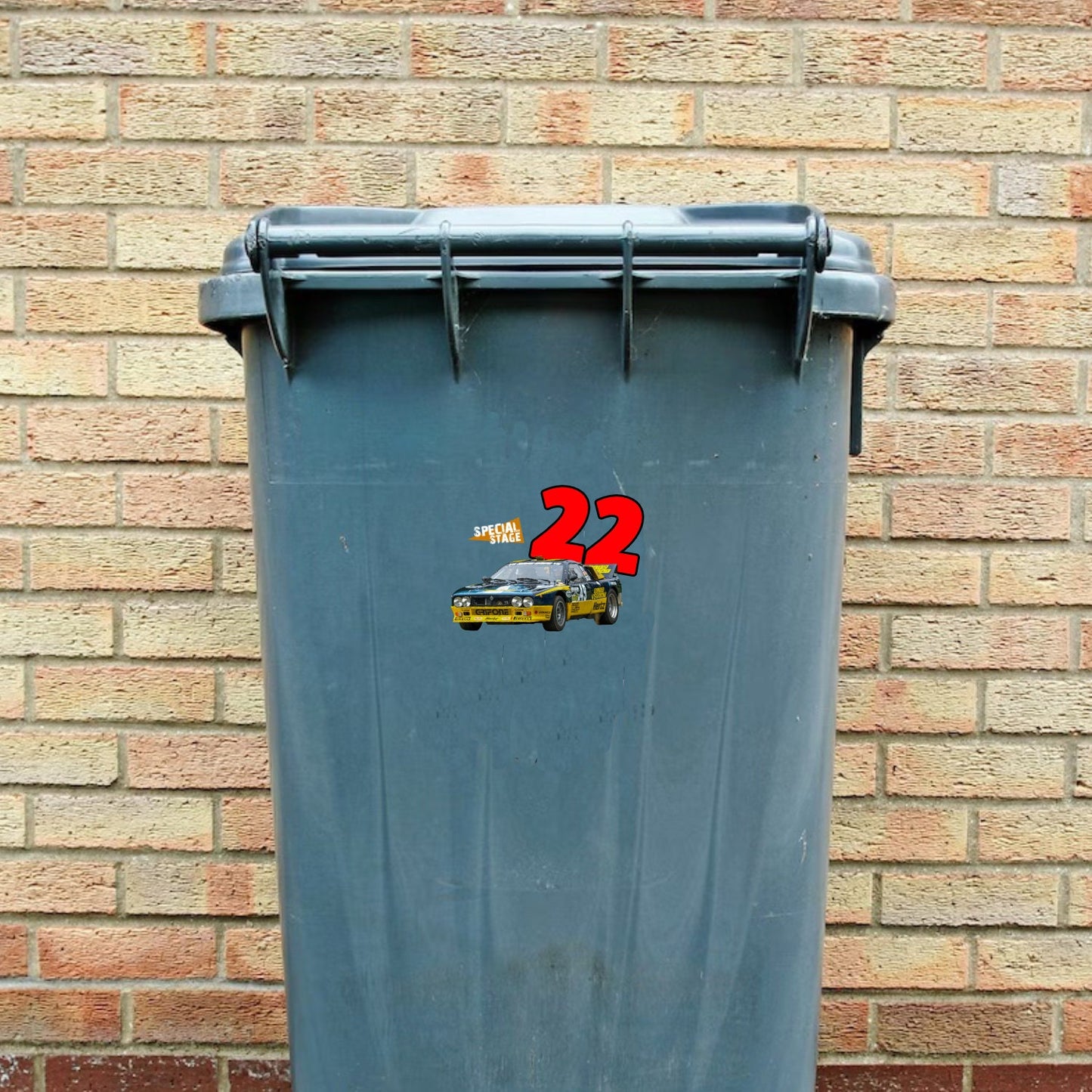 Lancia 037 Wheelie Bin Numbers x4