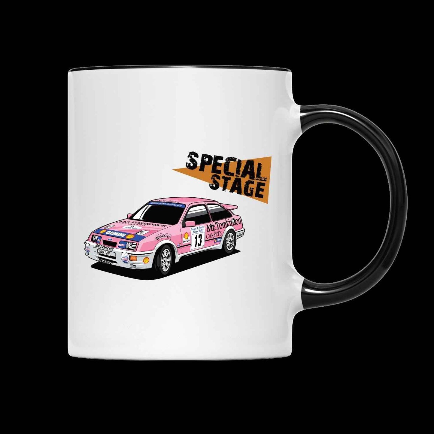 Special Stage Gwyndaf Evans Sierra Cosworth Mug - Rallying Is Life
