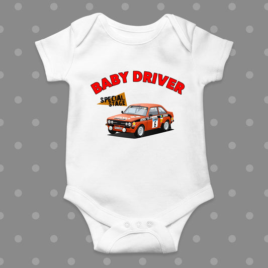 Escort MK2 Special Stage White Baby Grow
