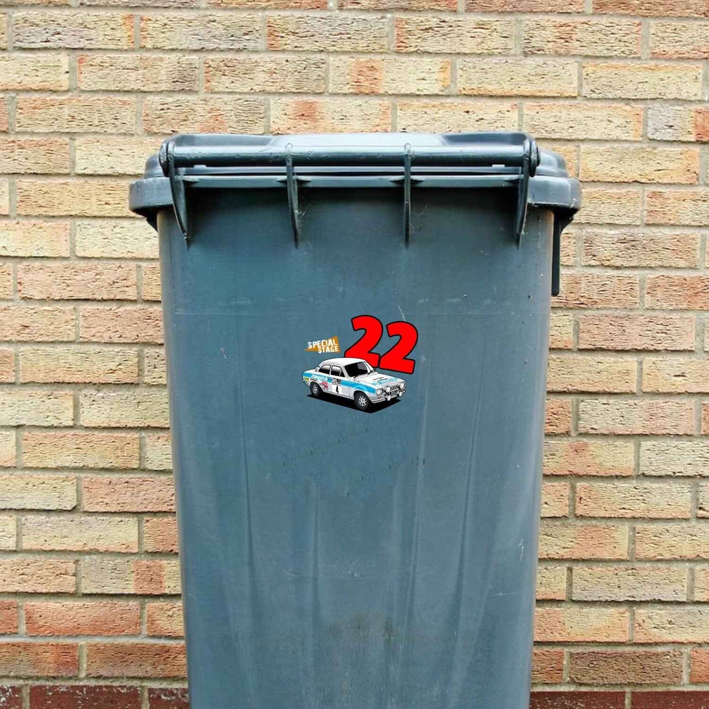 Escort MK1 Wheelie Bin Numbers -Set of 4 - Rallying Is Life