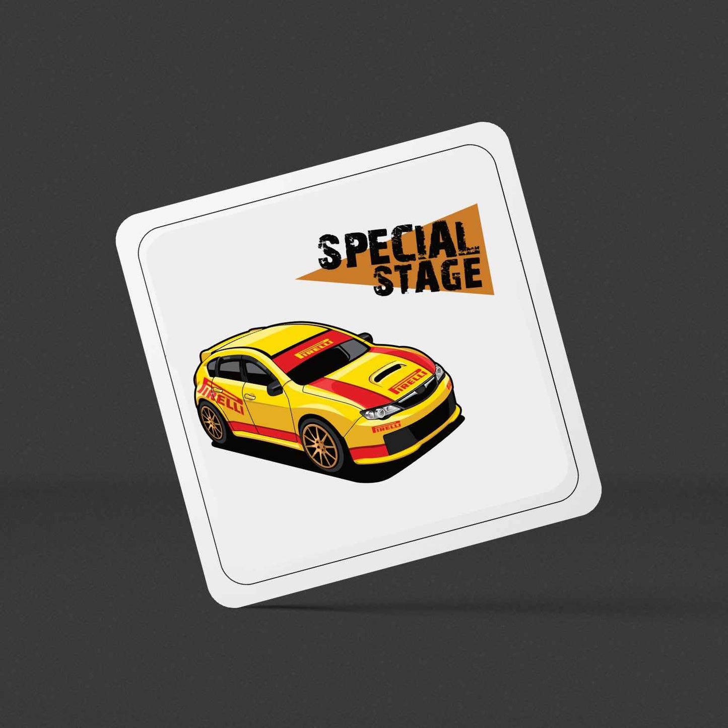 Adam Gould Subaru Coaster Set of 4 - Rallying Is Life