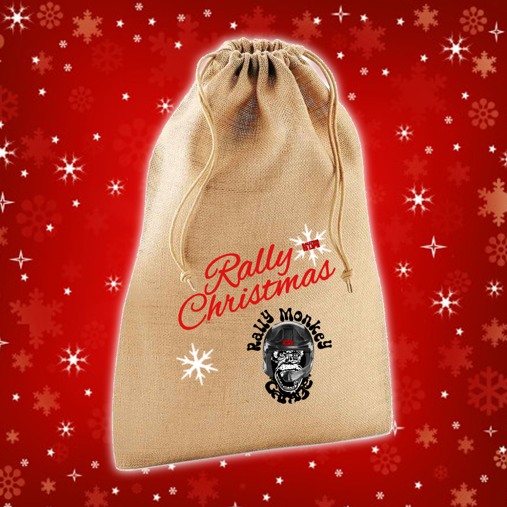 Rally Christmas XL Hessian Santa Sacks - Rallying Is Life