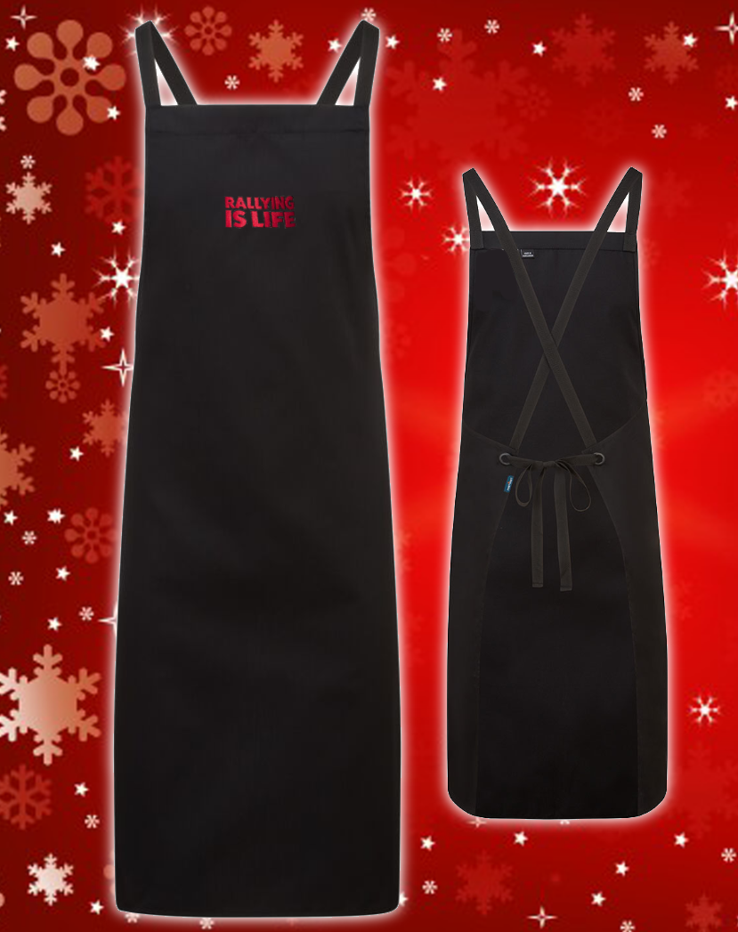 Rallying Is Life Embroidered Chefs Apron