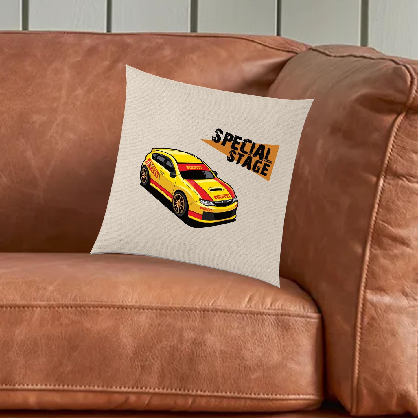 Adam Gould Subaru Rally Cushion