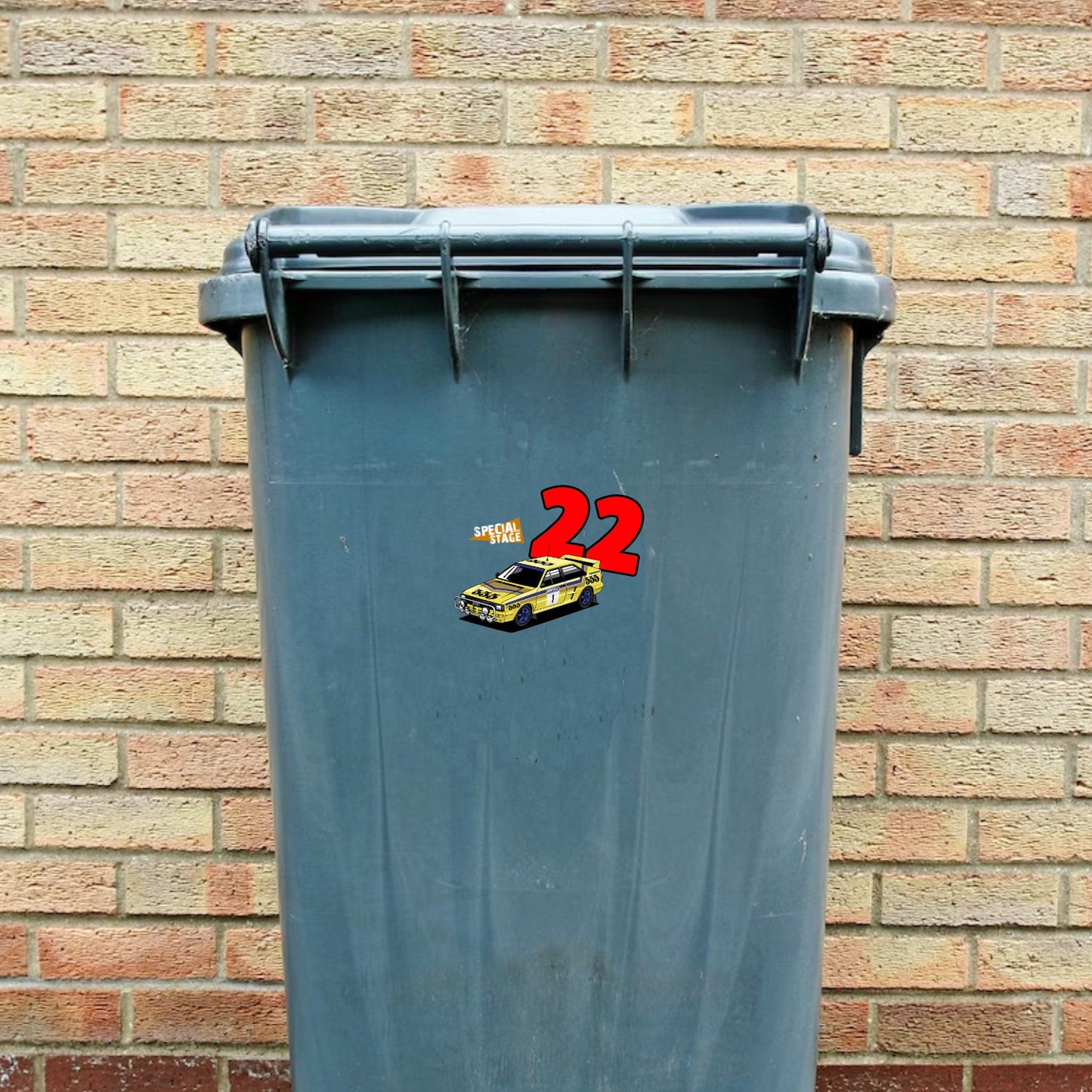 Quattro Wheelie Bin Numbers x4