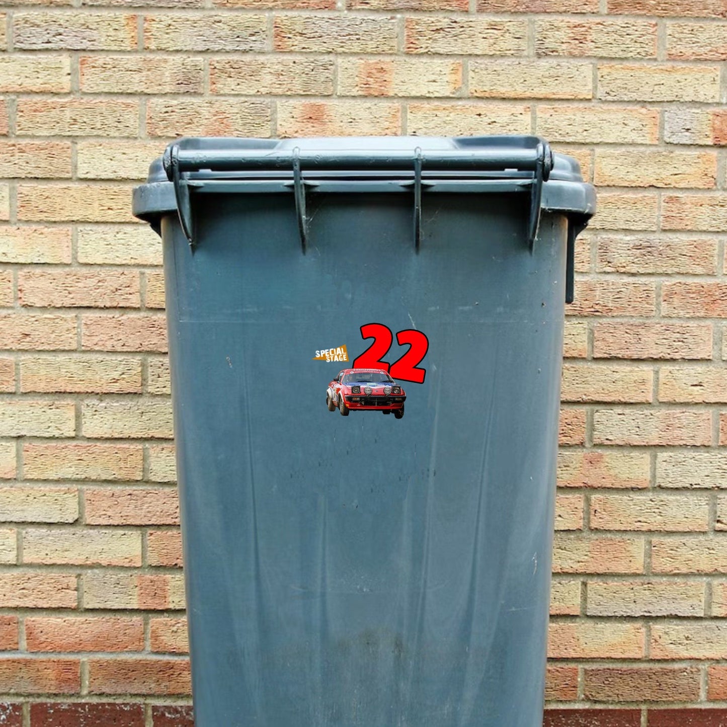 Triumph TR7 Wheelie Bin Numbers x4