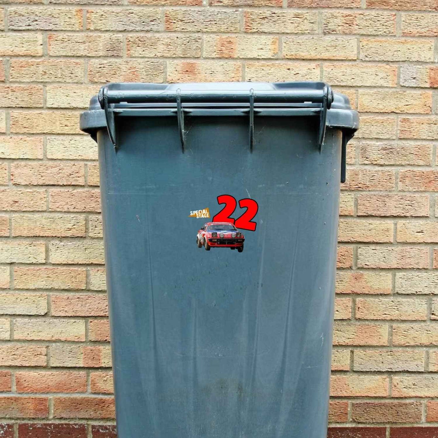 Triumph TR7 Wheelie Bin Numbers - 4 Pack - Rallying Is Life