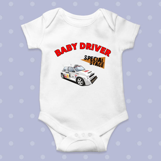 Colin McRae 6R4 Special Stage White Baby Grow