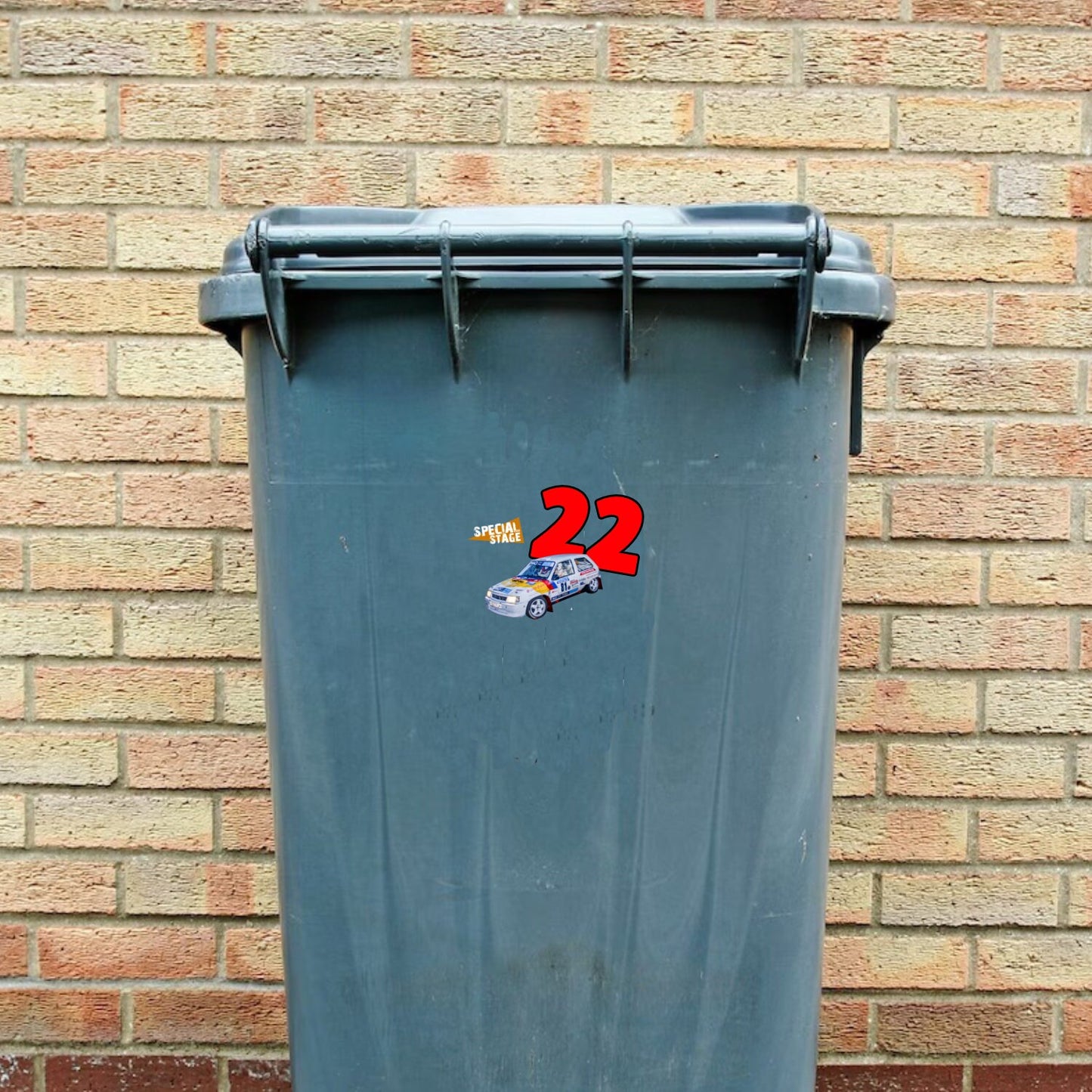 Vauxhall Nova Wheelie Bin Numbers x4