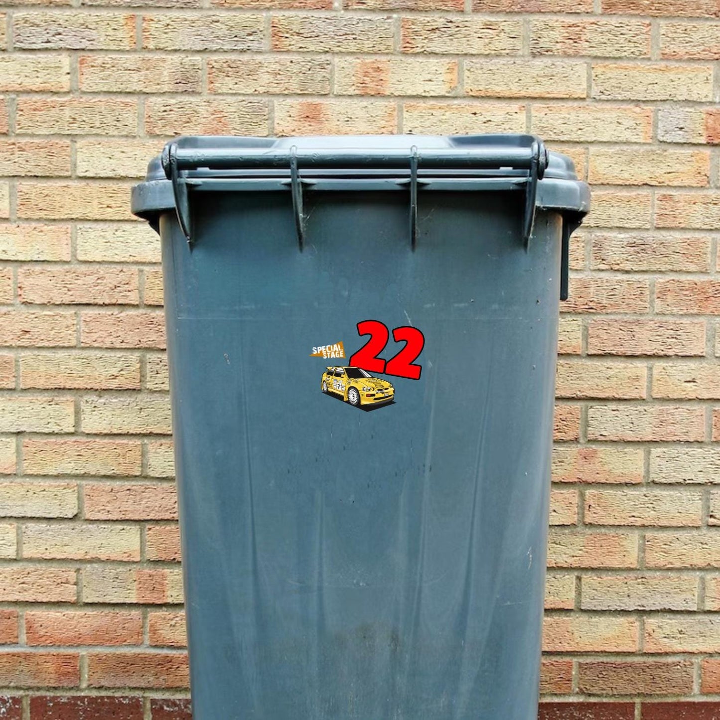 Eamonn Boland Escort Cosworth Wheelie Bin Numbers x4