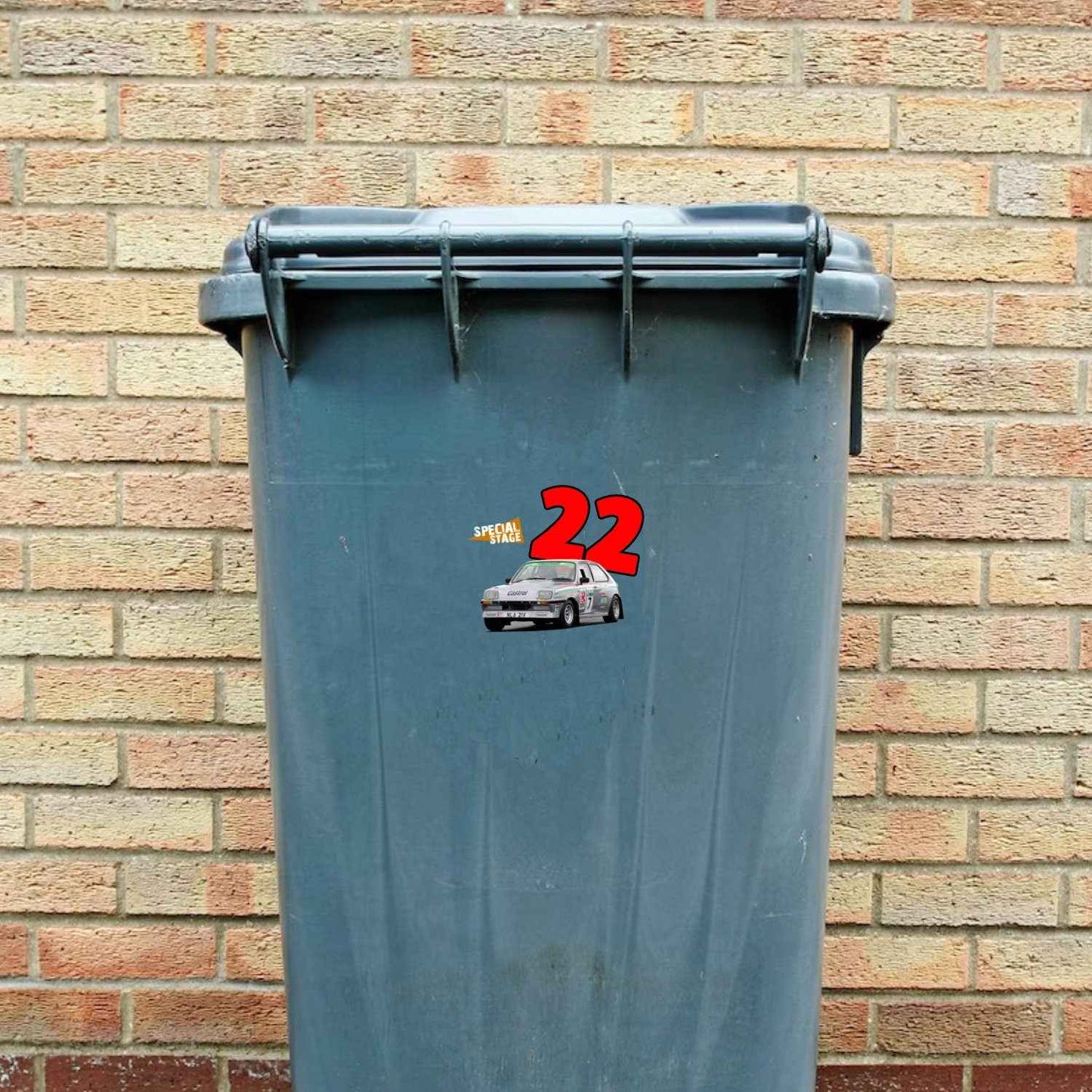 Vauxhall Chevette Wheelie Bin Numbers - Set of 4 - Rallying Is Life