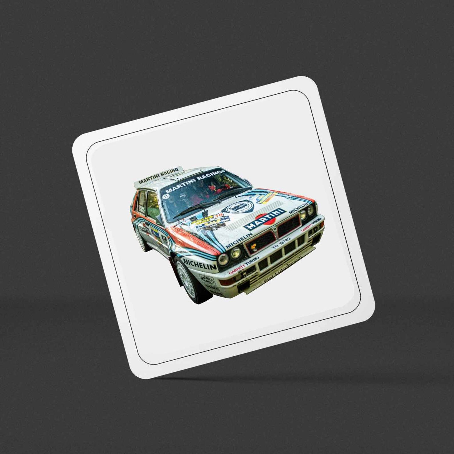 Lancia Delta Integrale Coaster Set of 4 - Rallying Is Life