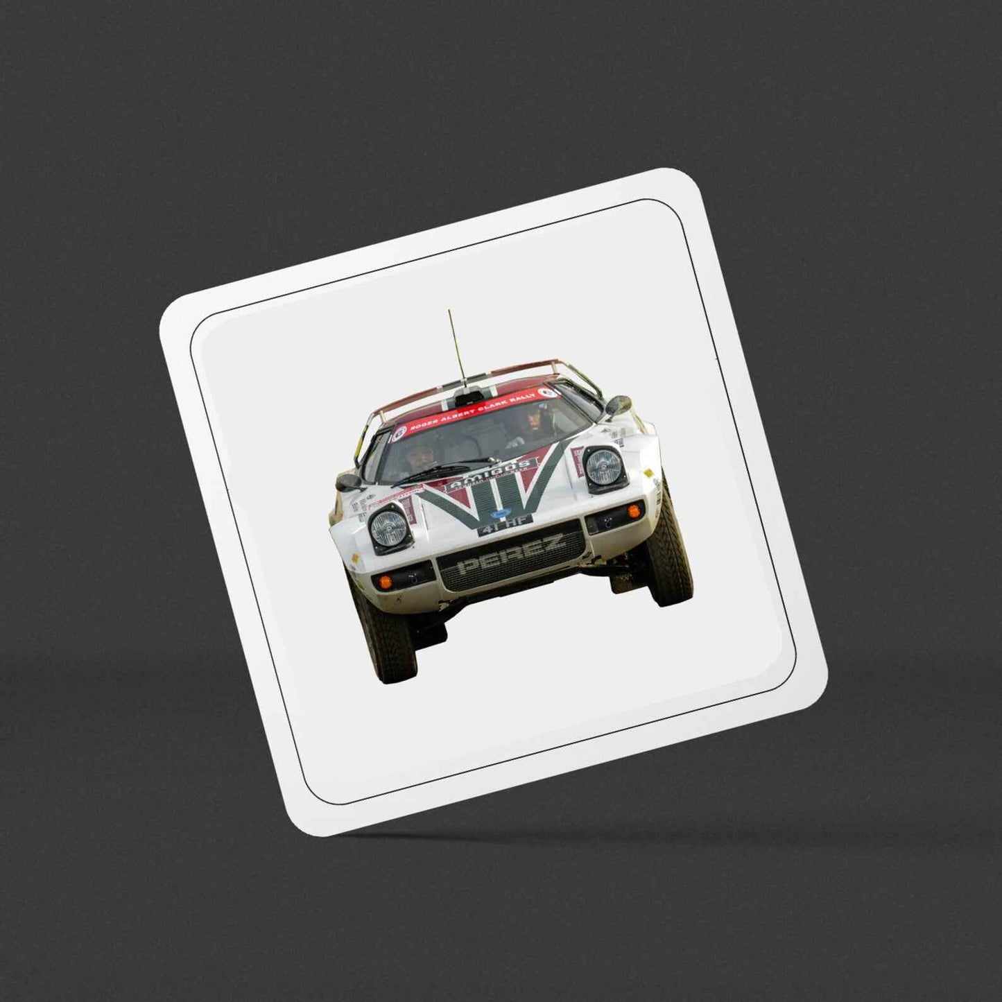 Lancia Stratos Coaster Set x4 - Rallying Is Life