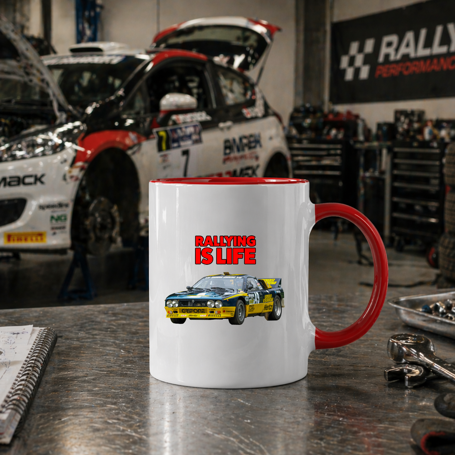 Lancia 037 Mug - Rallying Is Life