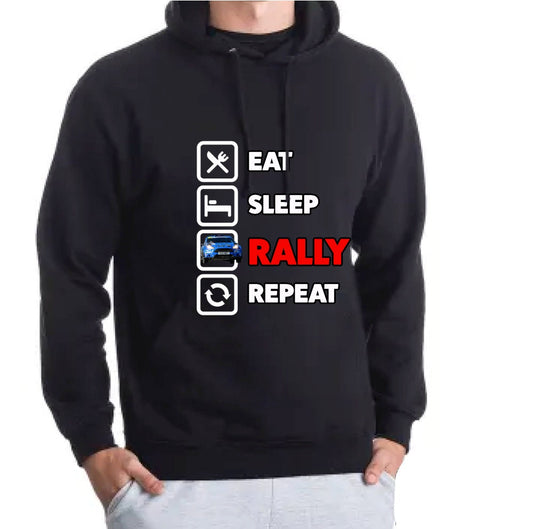 Eat Sleep Rally Repeat Hoody