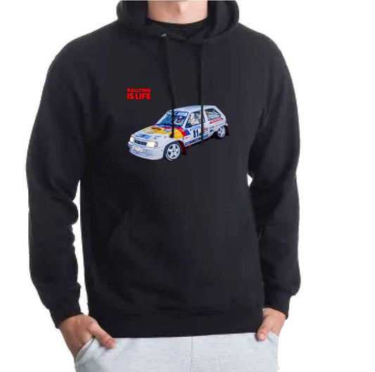 Vauxhall Nova Hoody - Rallying Is Life