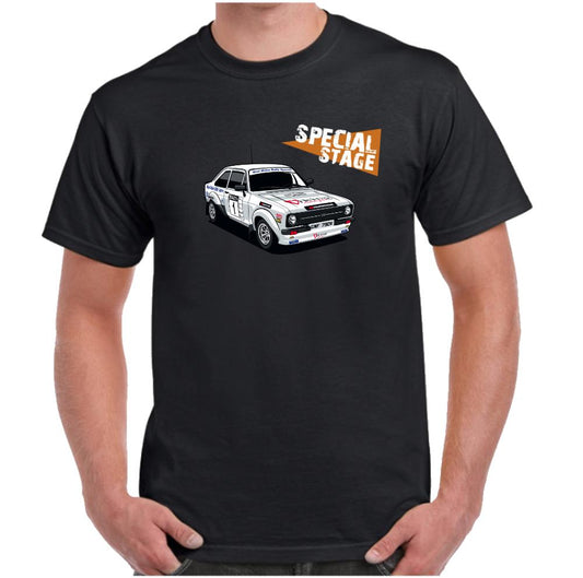 Special Stage Gwydaf Evans Mk2 Escort T Shirt