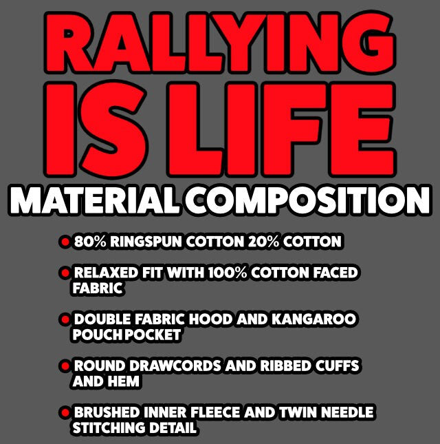 Rallying Is Life Logo Hoody