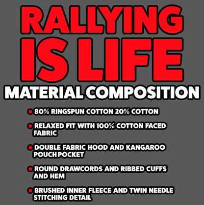 Rallying Is Life Logo Hoody