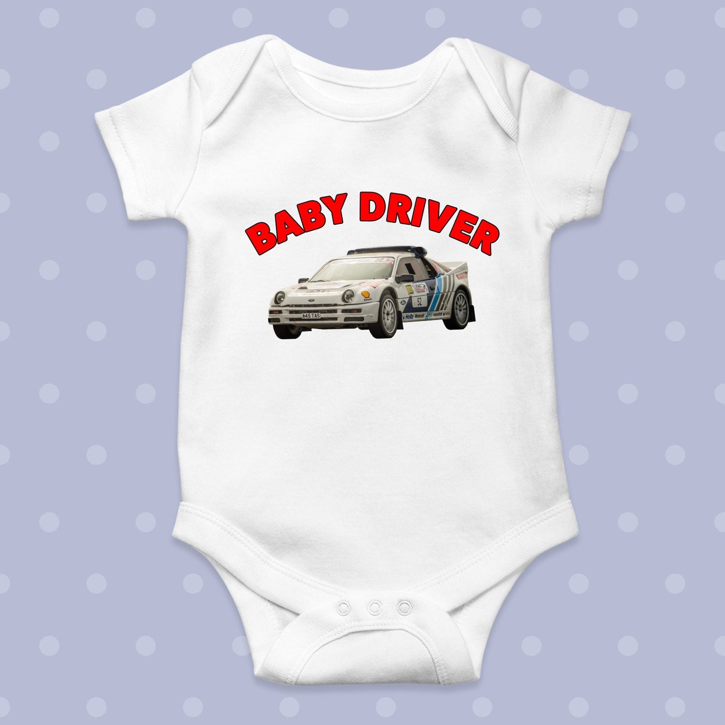 RS200 White Baby Grow