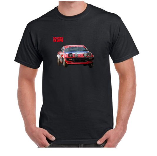 Rallying Is Life Triumph TR7 T Shirt