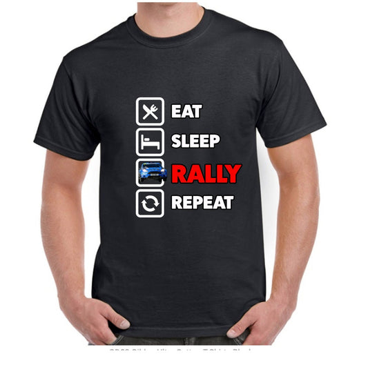Eat, Sleep, Rally, Repeat T Shirt