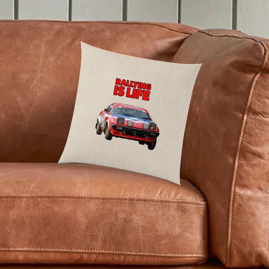 Rallying Is Life Triumph TR7 Rally Cushion