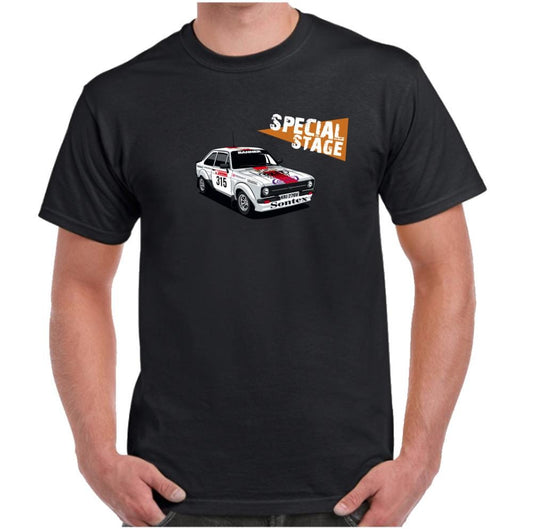 Special Stage Steve Bannister Mk2 Escort T Shirt