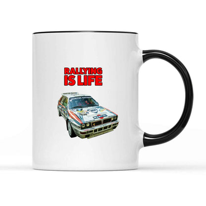 Lancia Delta Integrale Mug - Rallying Is Life