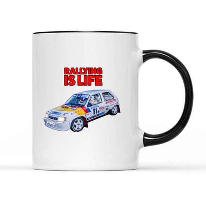 Rallying Is Life Vauxhall Nova Mug - Rallying Is Life