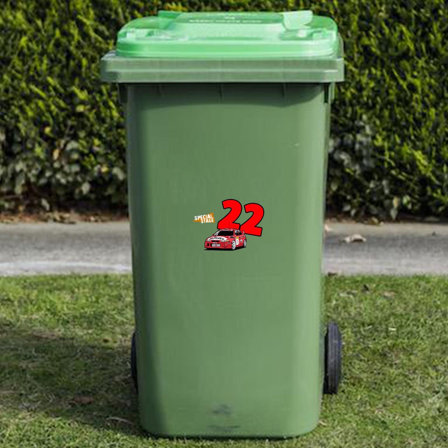 Tommi Makinen Evo Wheelie Bin Numbers x4