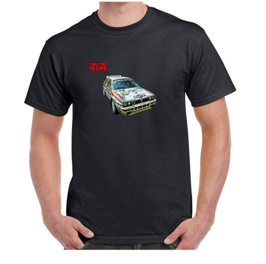 Rallying Is Life Lancia Delta Integrale T Shirt