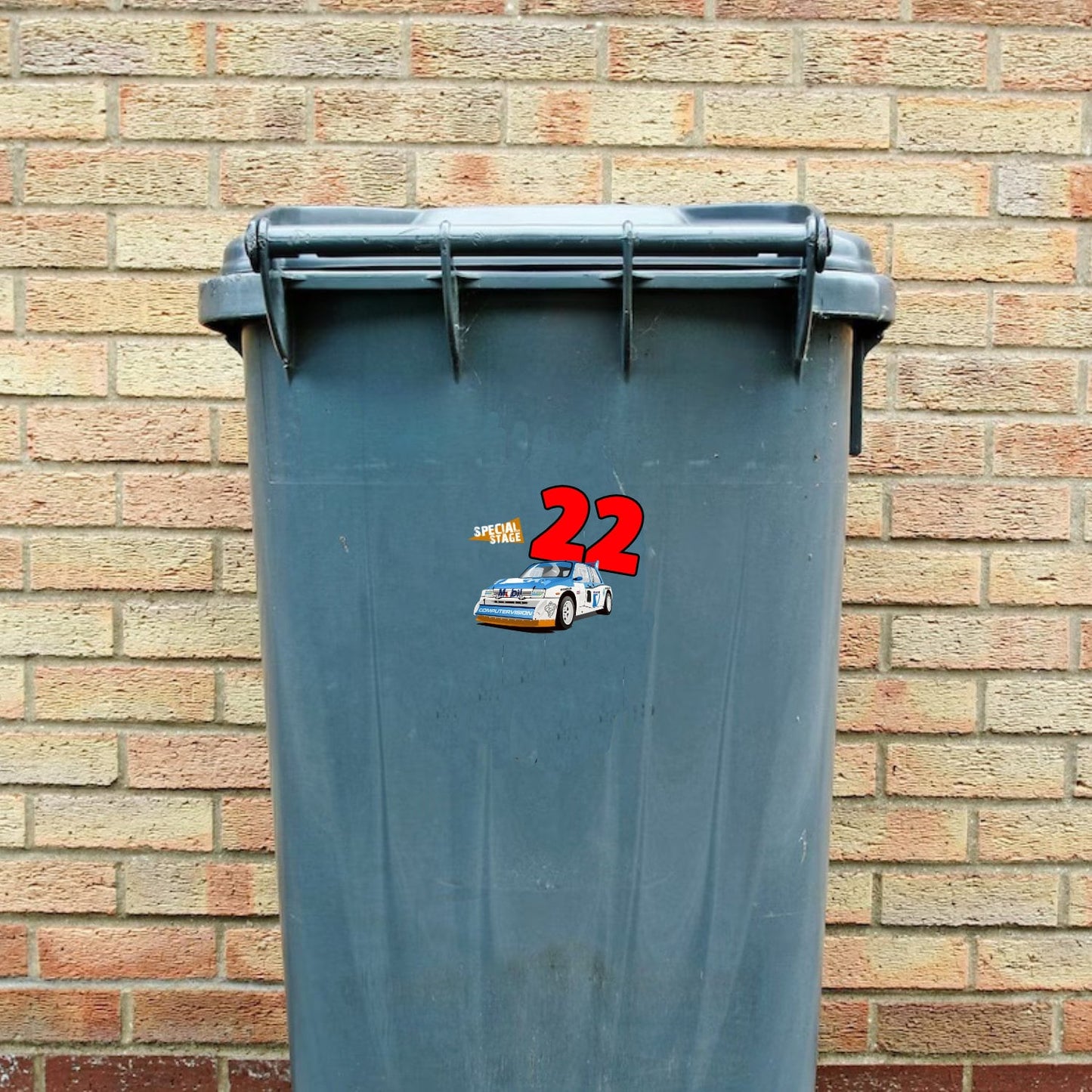 Metro 6R4 Wheelie Bin Numbers x4