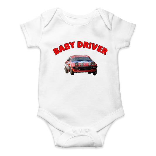 Triumph TR7 White Baby Grow