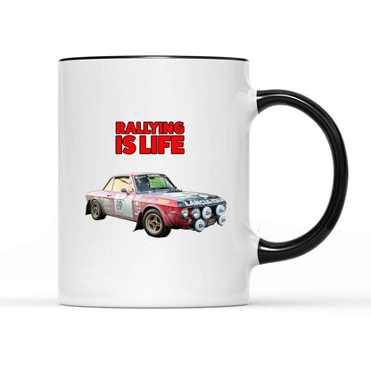 Lancia Fulvia Mug - Rallying Is Life