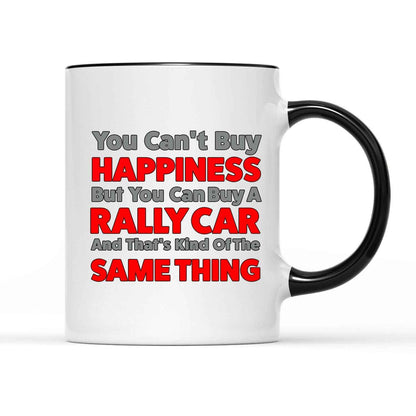 Rally Car Equals Happiness Mug - Rallying Is Life