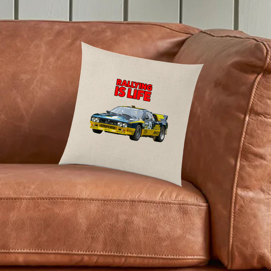 Rallying Is Life Lancia 037 Rally Cushion