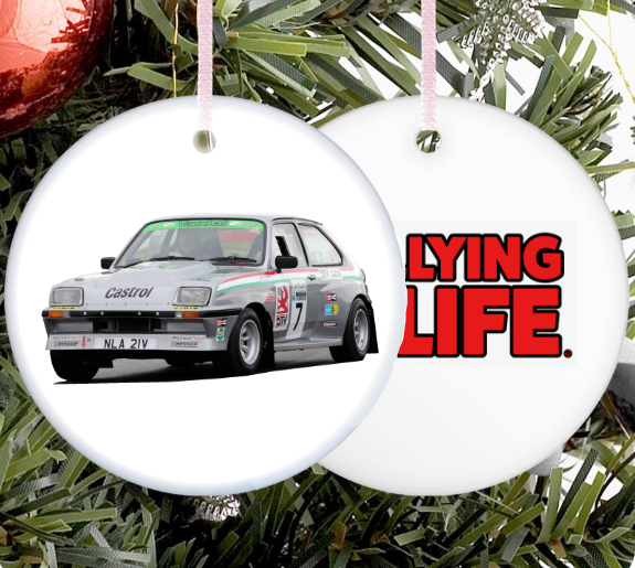 Ceramic Christmas Tree Decoration - Set of 4 - Rallying Is Life