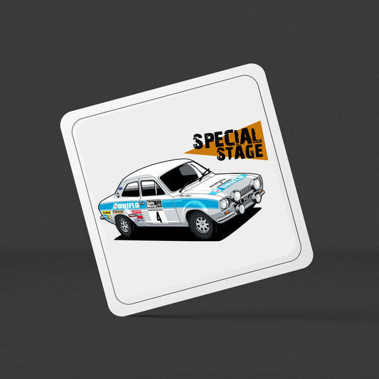 Special Stage Escort MK1 Square Drinks Coaster x1