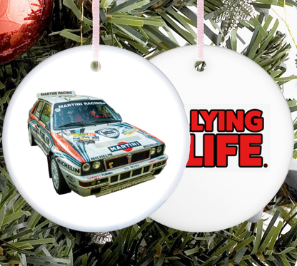 Ceramic Christmas Tree Decoration - Set of 4 - Rallying Is Life