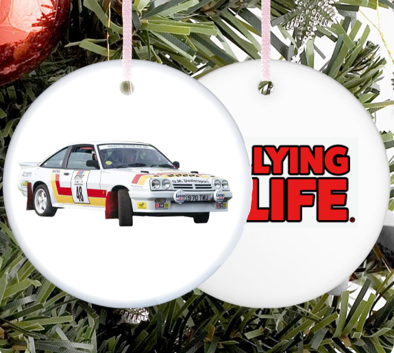 Ceramic Christmas Tree Decoration - Set of 4 - Rallying Is Life