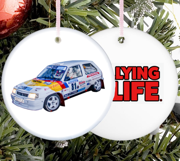 Ceramic Christmas Tree Decoration - Set of 4 - Rallying Is Life