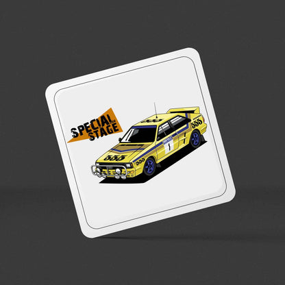 Special Stage Quattro Coaster Set of 4 - Rallying Is Life