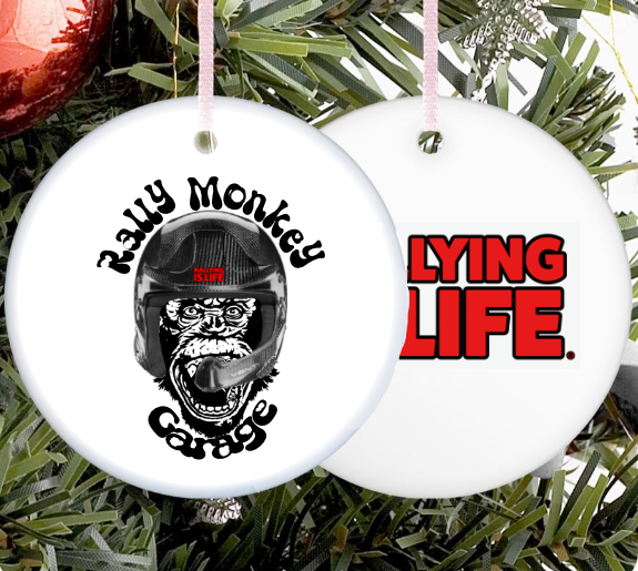 Ceramic Christmas Tree Decoration - Set of 4 - Rallying Is Life