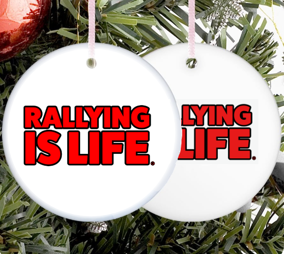 Ceramic Christmas Tree Decoration - Set of 4 - Rallying Is Life