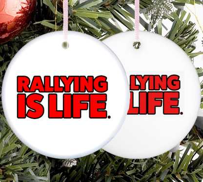 Ceramic Christmas Tree Decoration - Set of 4 - Rallying Is Life