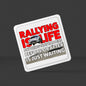 Rallying Is Life Ford Focus Square Drinks Coaster x1