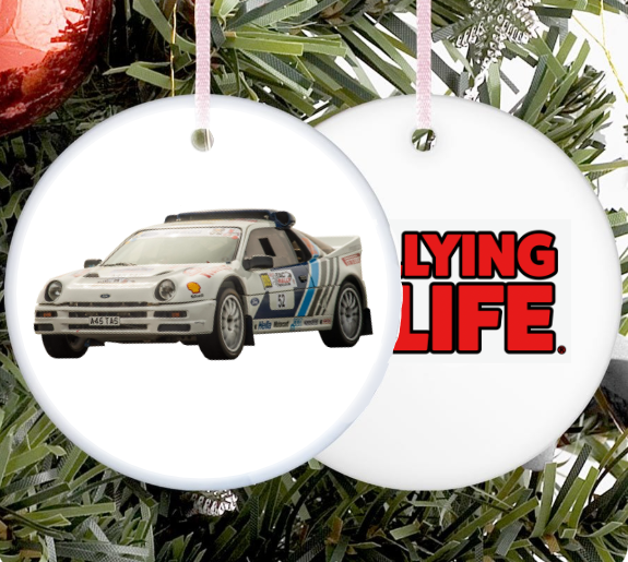 Ceramic Christmas Tree Decoration - Set of 4 - Rallying Is Life